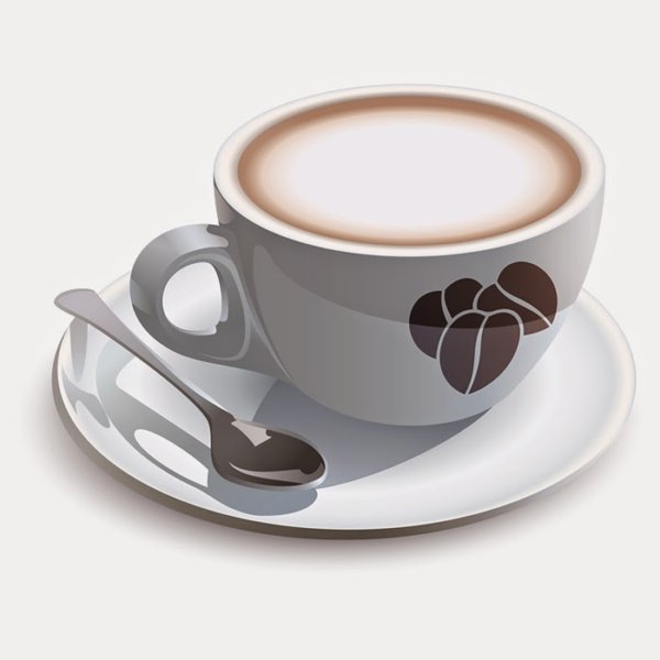 Стикер чашечка кофе