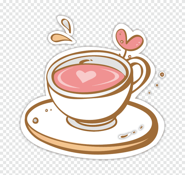 Кружка чая мультяшная