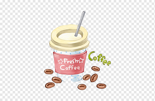 Стикеры кофе на прозрачном фоне