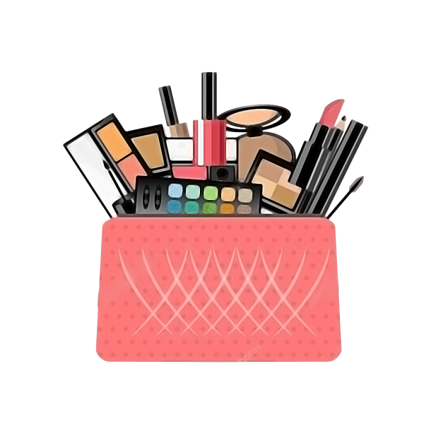 Косметика на прозрачном фоне