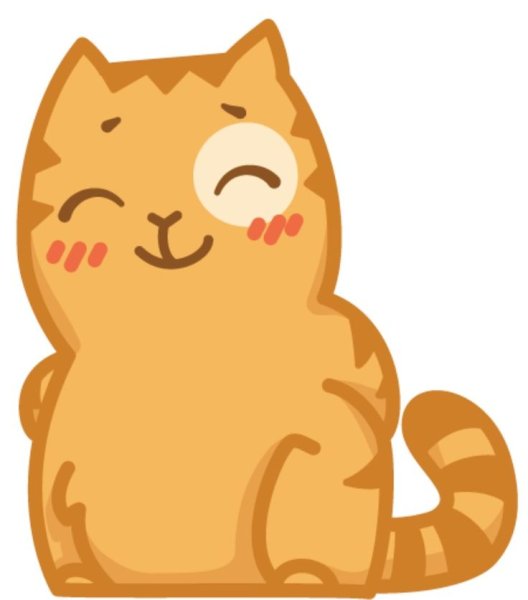 Стикеры ВКОНТАКТЕ кот персик