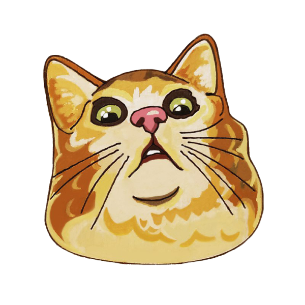 Стикер "котик"