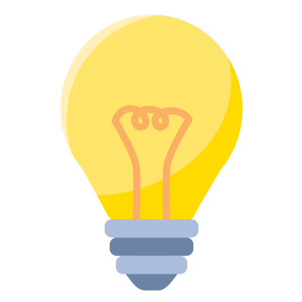 Лампочка стикер