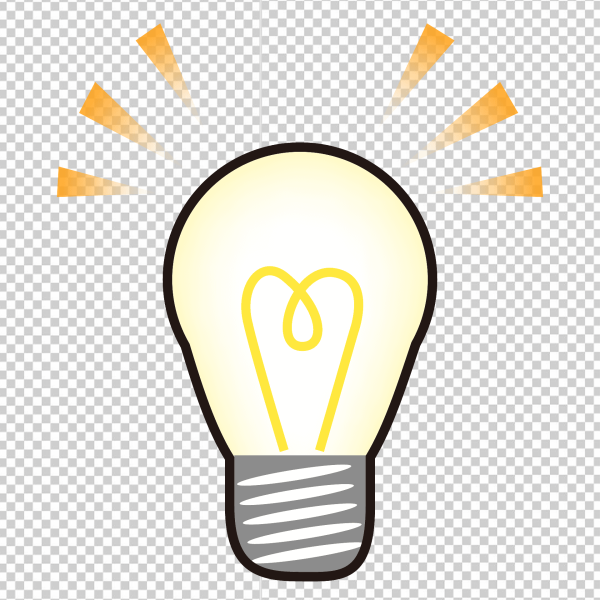 Горящая лампочка