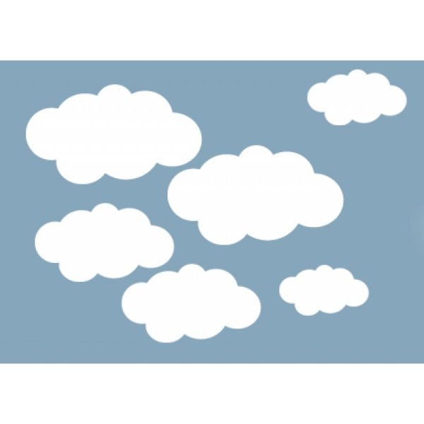 Наклейки облака