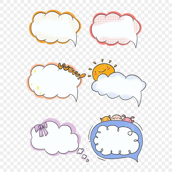 Рамка в виде облачка