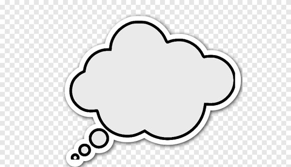 Облако стикер