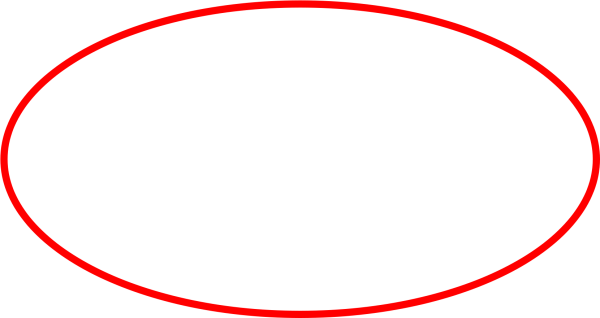 Прозрачный овал
