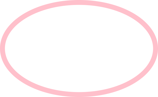 Розовый овал для надписи