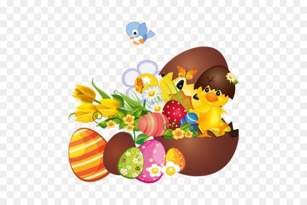 Пасха на прозрачном фоне