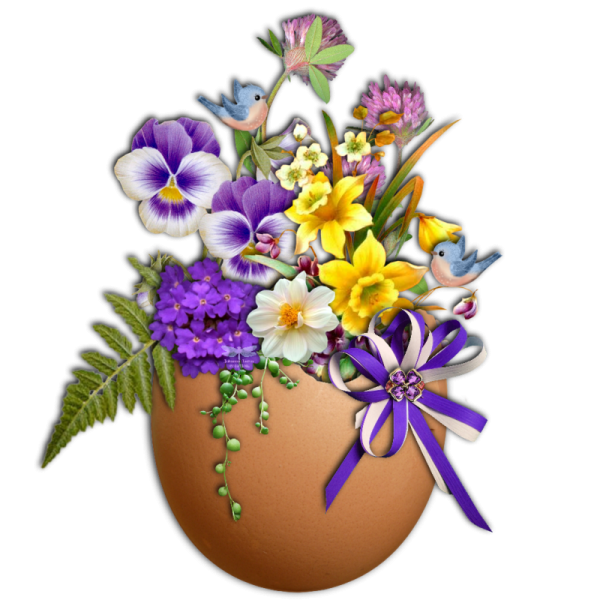 Стикеры "весенние цветы"