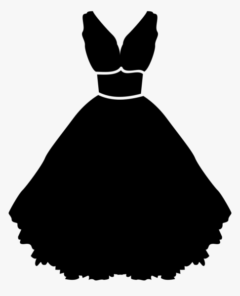 Очертание платья