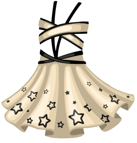 Стикер платье