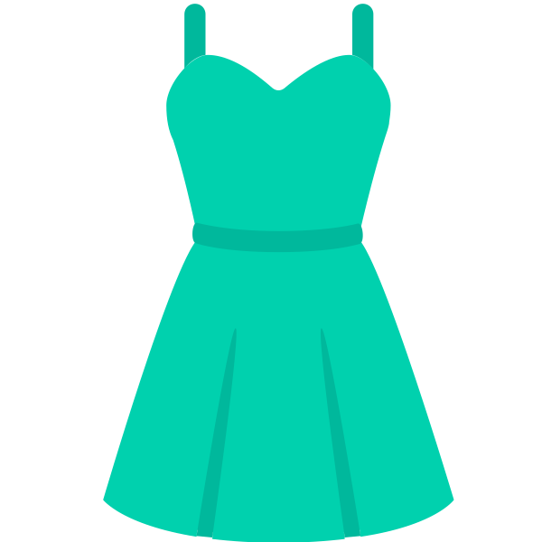 Стикер платье