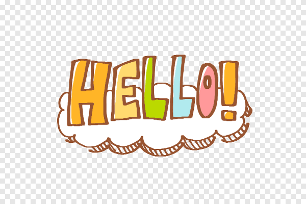 Привет векторное изображение