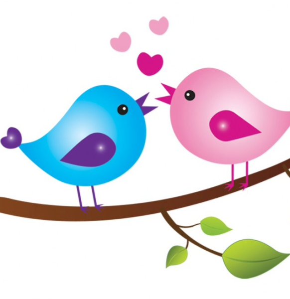 Птички на прозрачном фоне