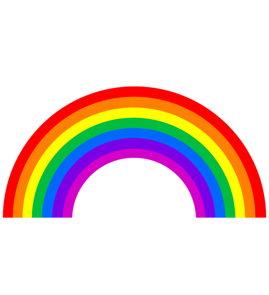 Радуга стикер