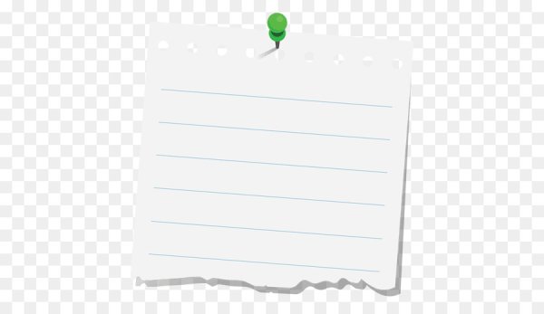 Листы для заметок без фона