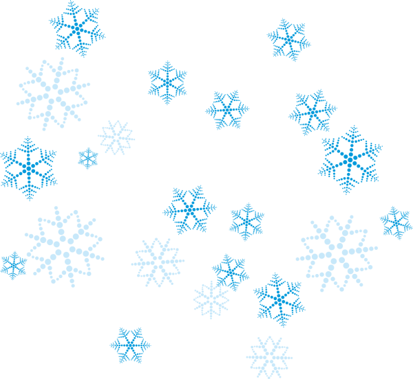 Россыпь снежинок