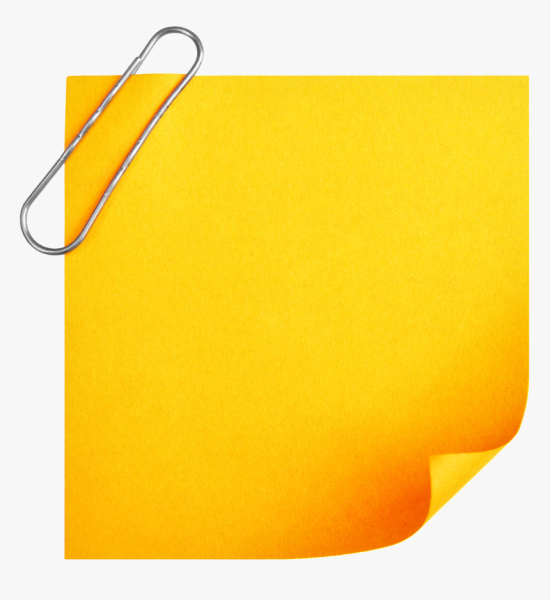 Лист со скрепкой