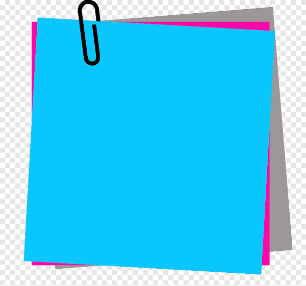 Стикер со скрепкой