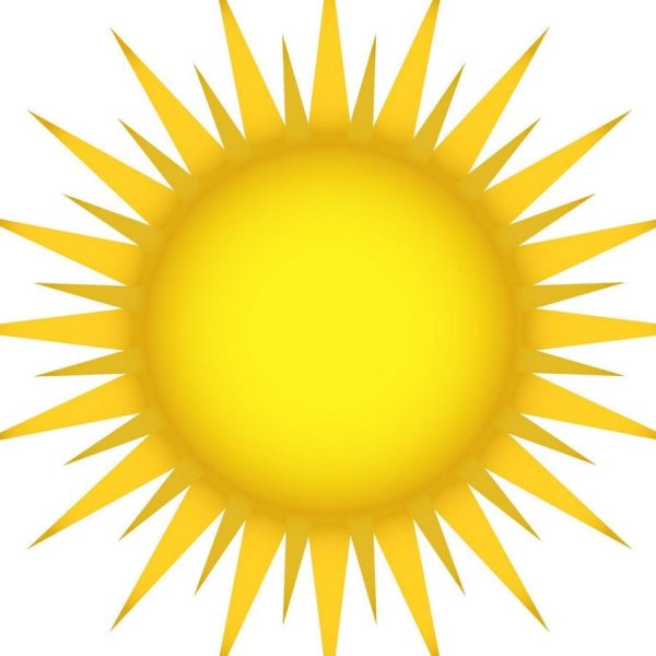 Красивое солнышко