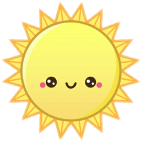 Солнце стикер