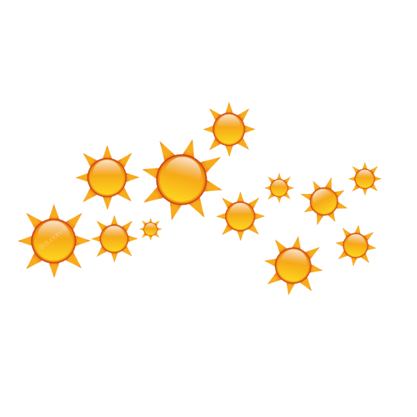 Эмодзи солнышко