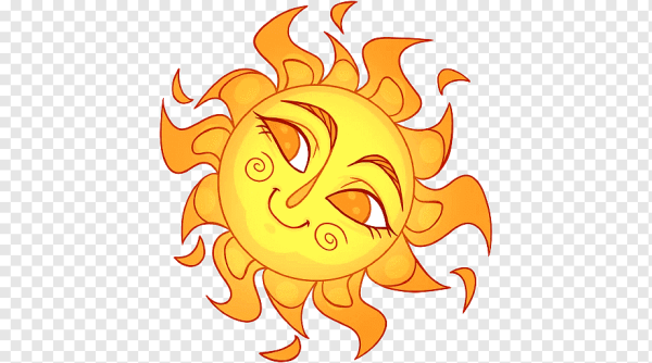 Стикер солнышко