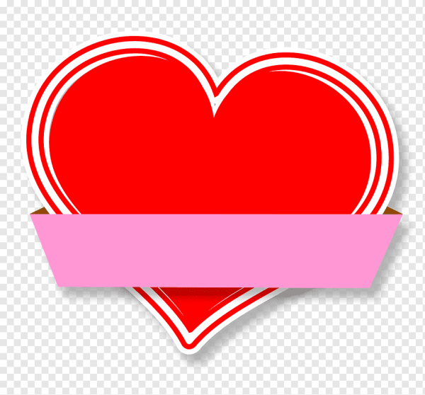 Ценники в виде сердечек