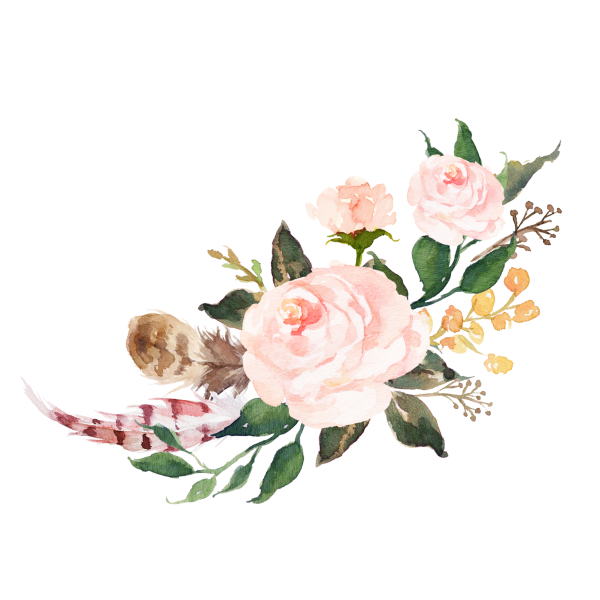 Наклейка цветы белый фон