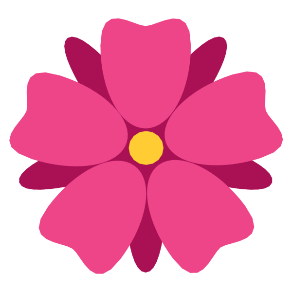 Смайл цветок