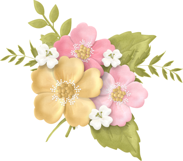 Стикеры цветы