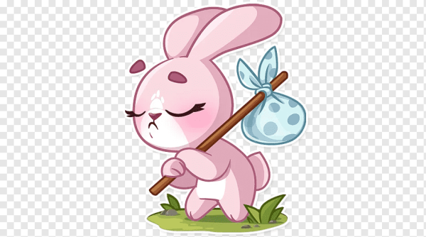 Заяц Стикеры телеграмм