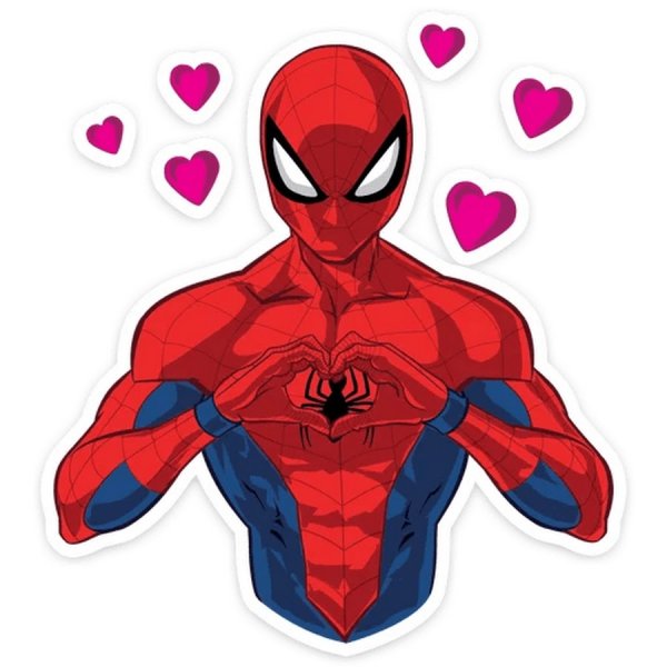 Стикеры человек паук ВК