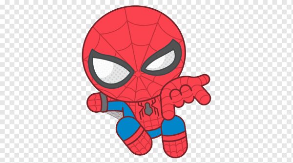 Наклейка - человек - паук