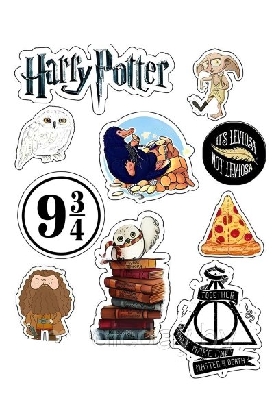 Мини наклейки Гарри Поттер