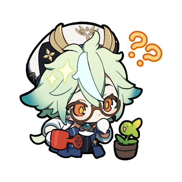 Сахароза Стикеры Геншин Импакт