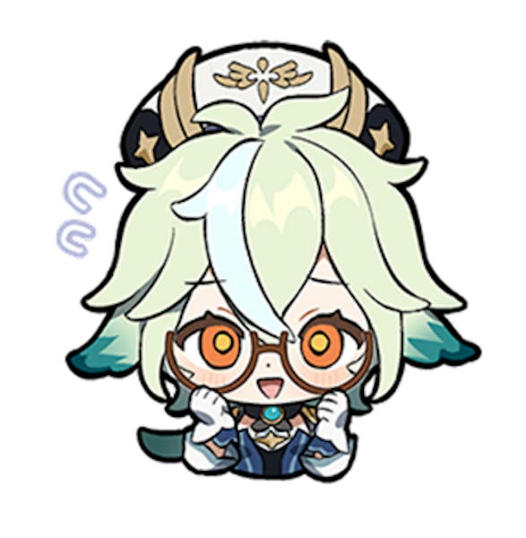 Венти Геншин Импакт Чиби Стикеры