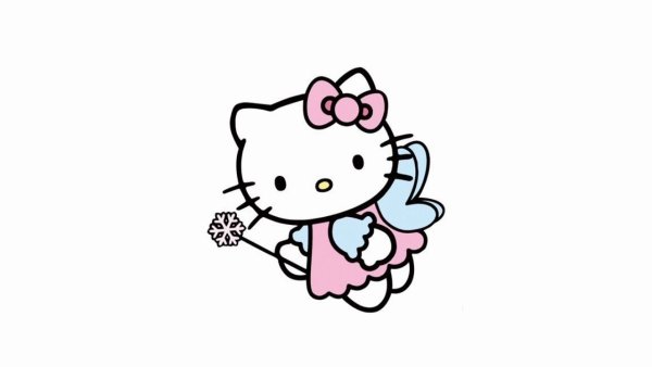 Хелло Китти на прозрачном фоне PNG