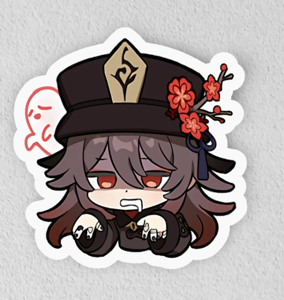 Стикеры Геншин Импакт Чиби