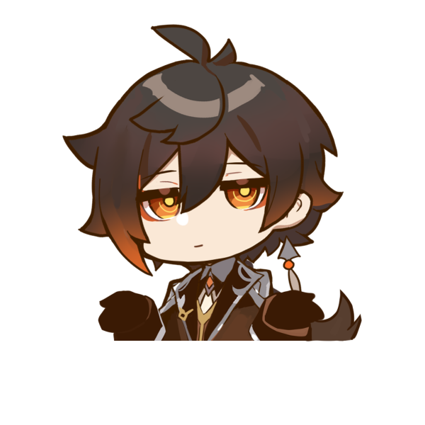 Стикеры Геншин Импакт Чиби