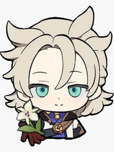 Альбедо Стикеры Чиби