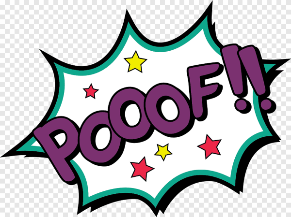 Поп арт на прозрачном фоне