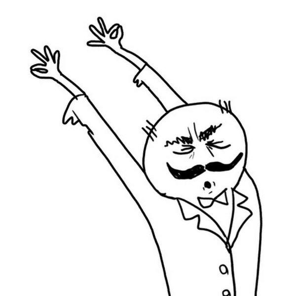 Мем черно белый