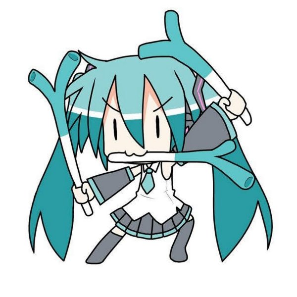 Chibi Стикеры Мику