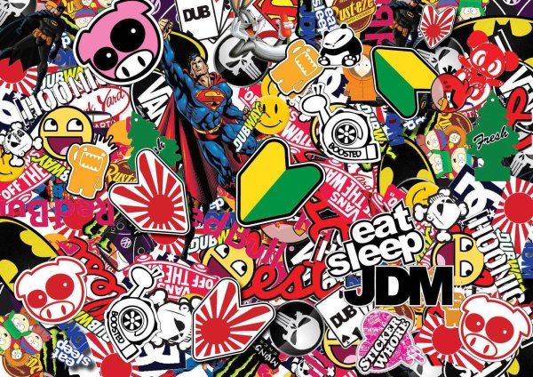 Стикер бомбер JDM