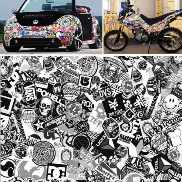 Стикербомб на авто