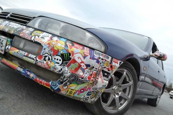 Аквапринт стикербомбинг