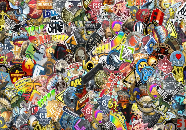 Наклейки стикербомбинг